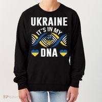 Ukraine Its In My DNA National Symbol Women's Sweatshirt thumb 0