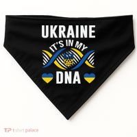 Ukraine Its In My DNA National Symbol USA-Made Doggie Bandana thumb 0