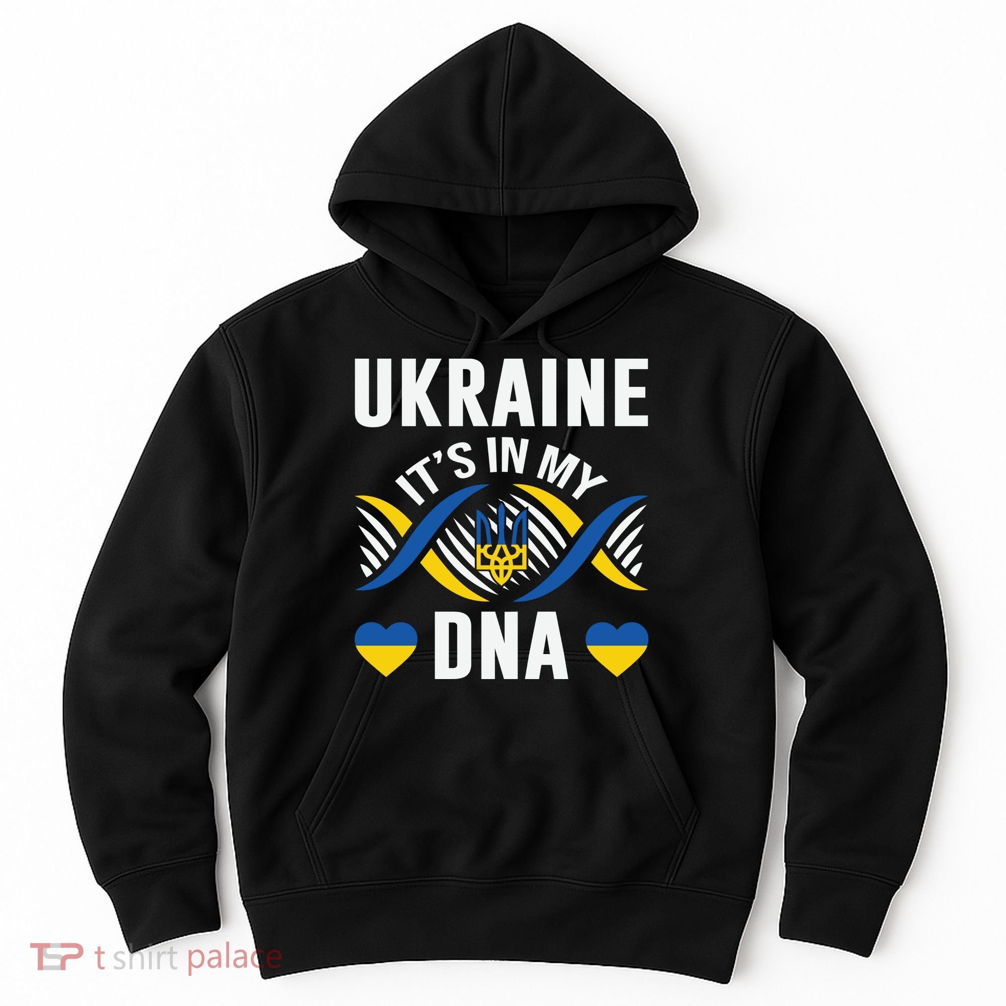 Ukraine Its In My DNA National Symbol Hoodie