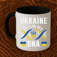 Ukraine Its In My DNA National Symbol Coffee Mug thumb 2