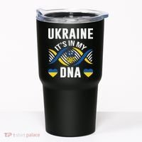 Ukraine Its In My DNA National Symbol Tumbler thumb 0
