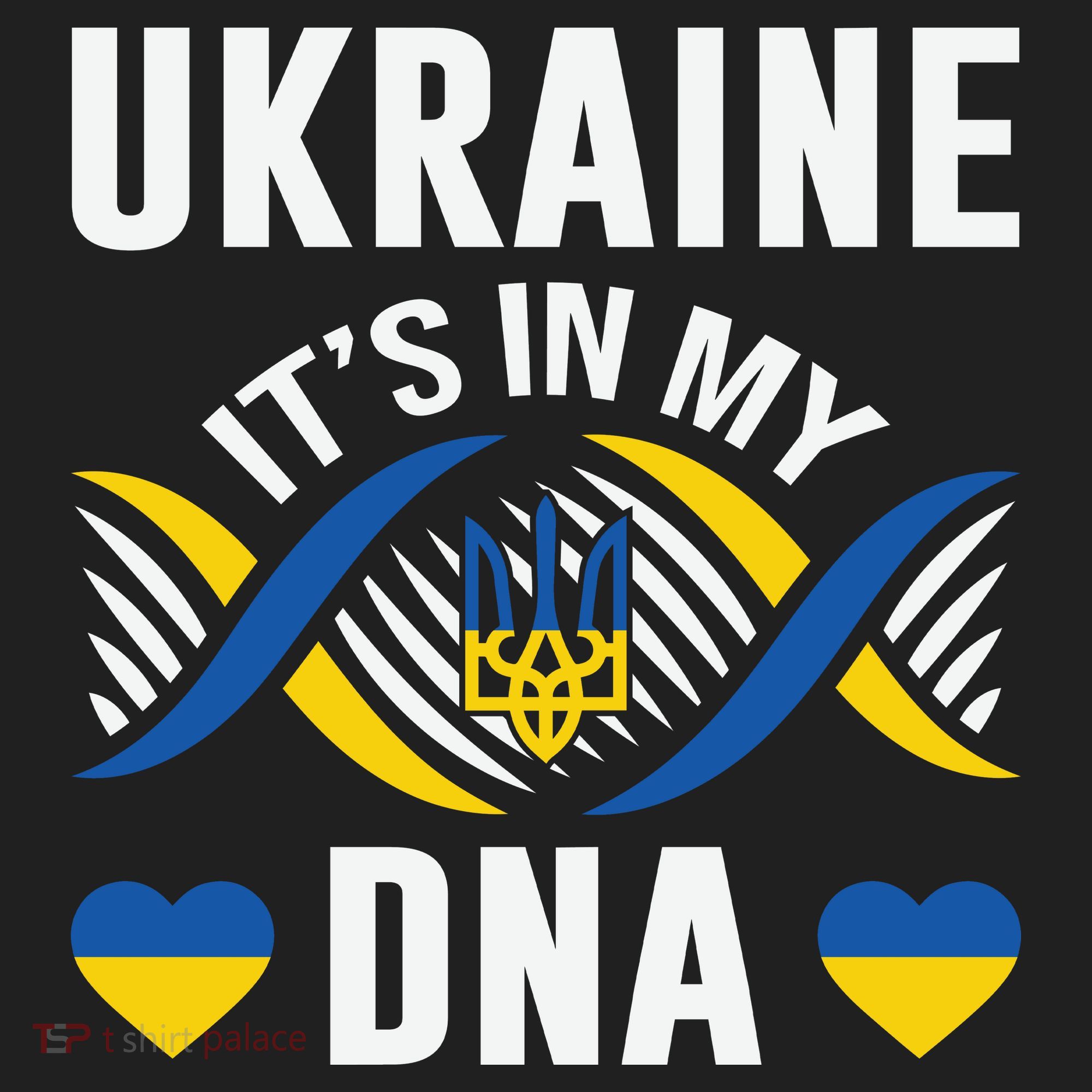Ukraine Its In My DNA National Symbol Tumbler