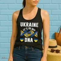 Ukraine Its In My DNA National Symbol Women's Tank Top thumb 2