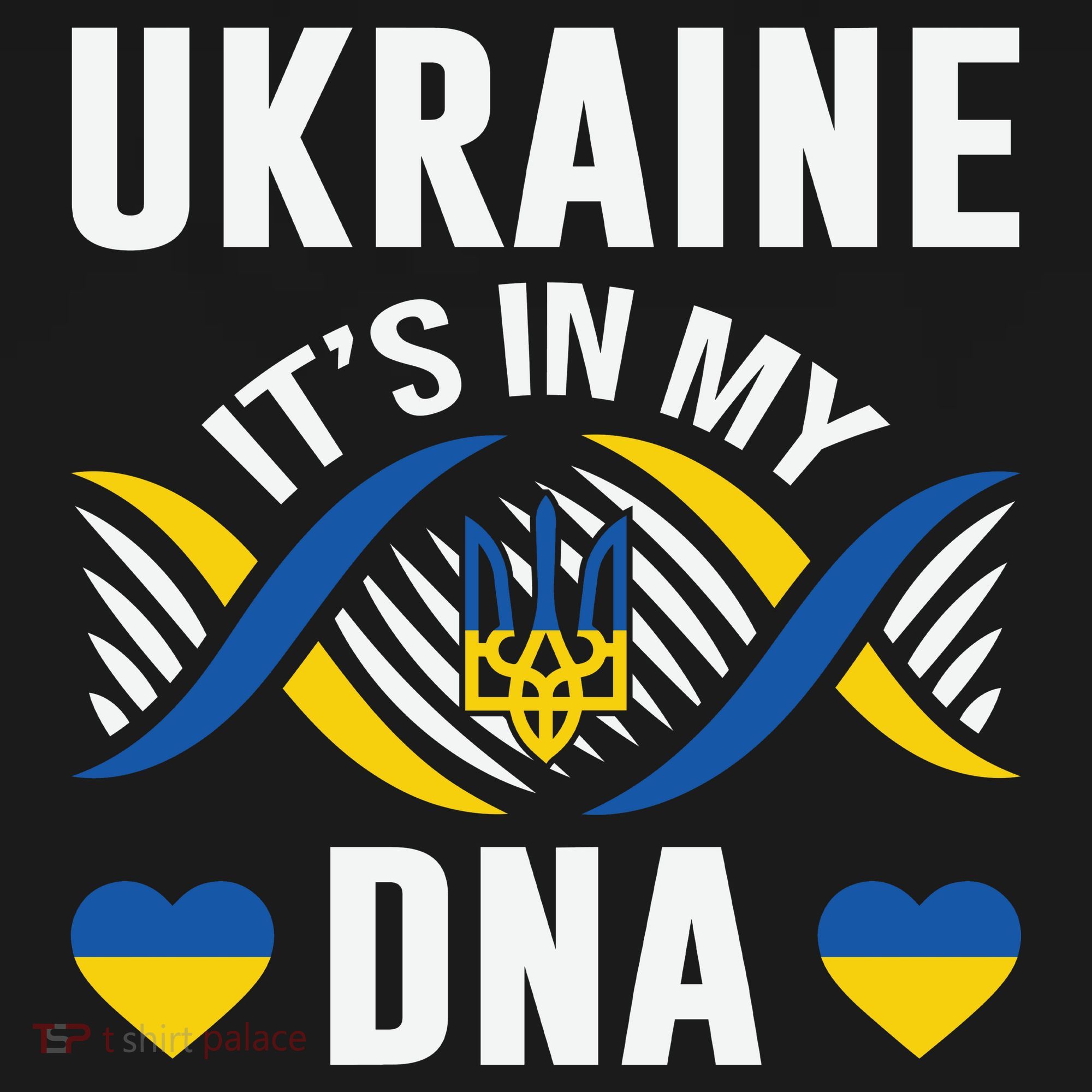 Ukraine Its In My DNA National Symbol Women's Tank Top