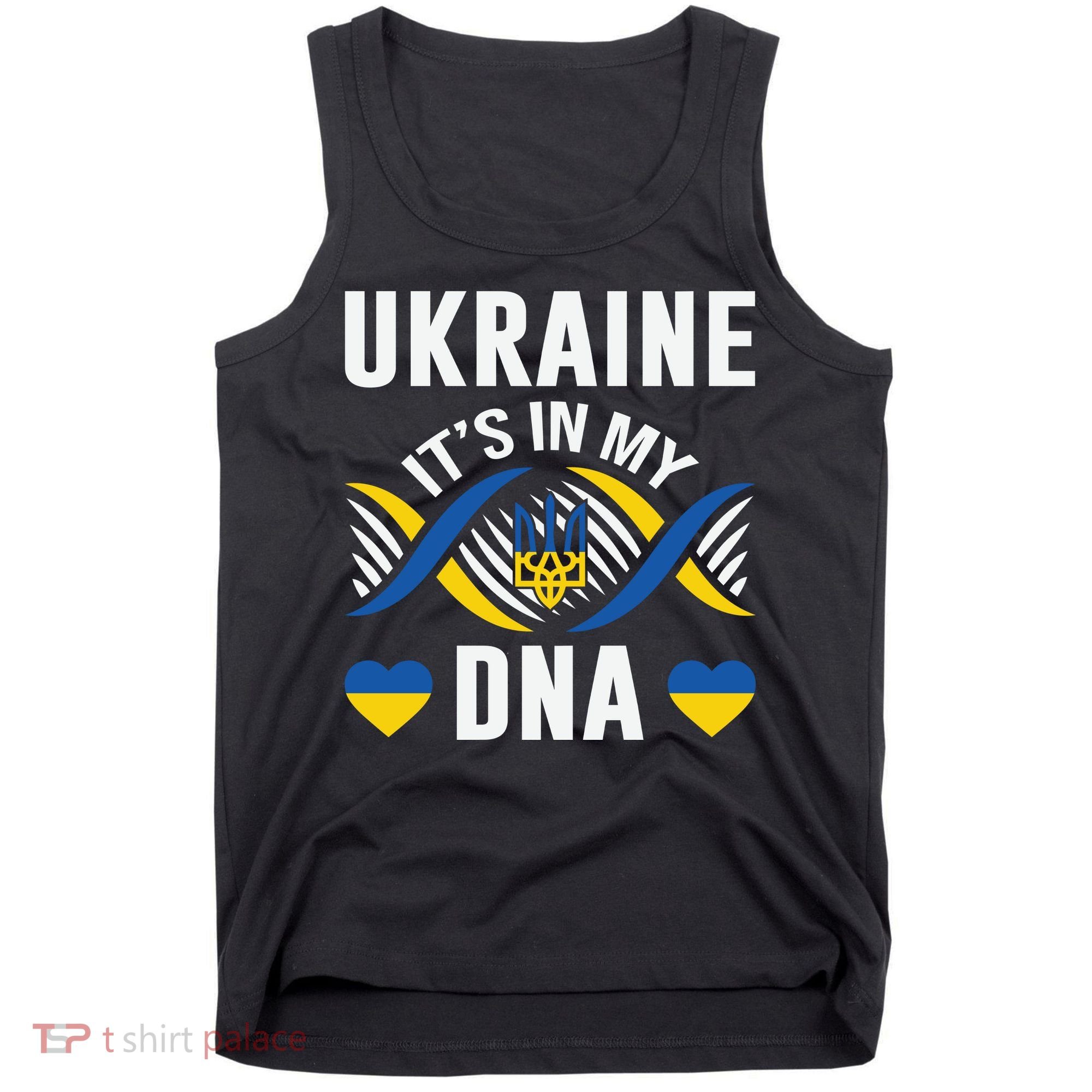 Ukraine Its In My DNA National Symbol Tank Top