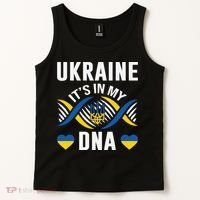 Ukraine Its In My DNA National Symbol Tank Top thumb 2