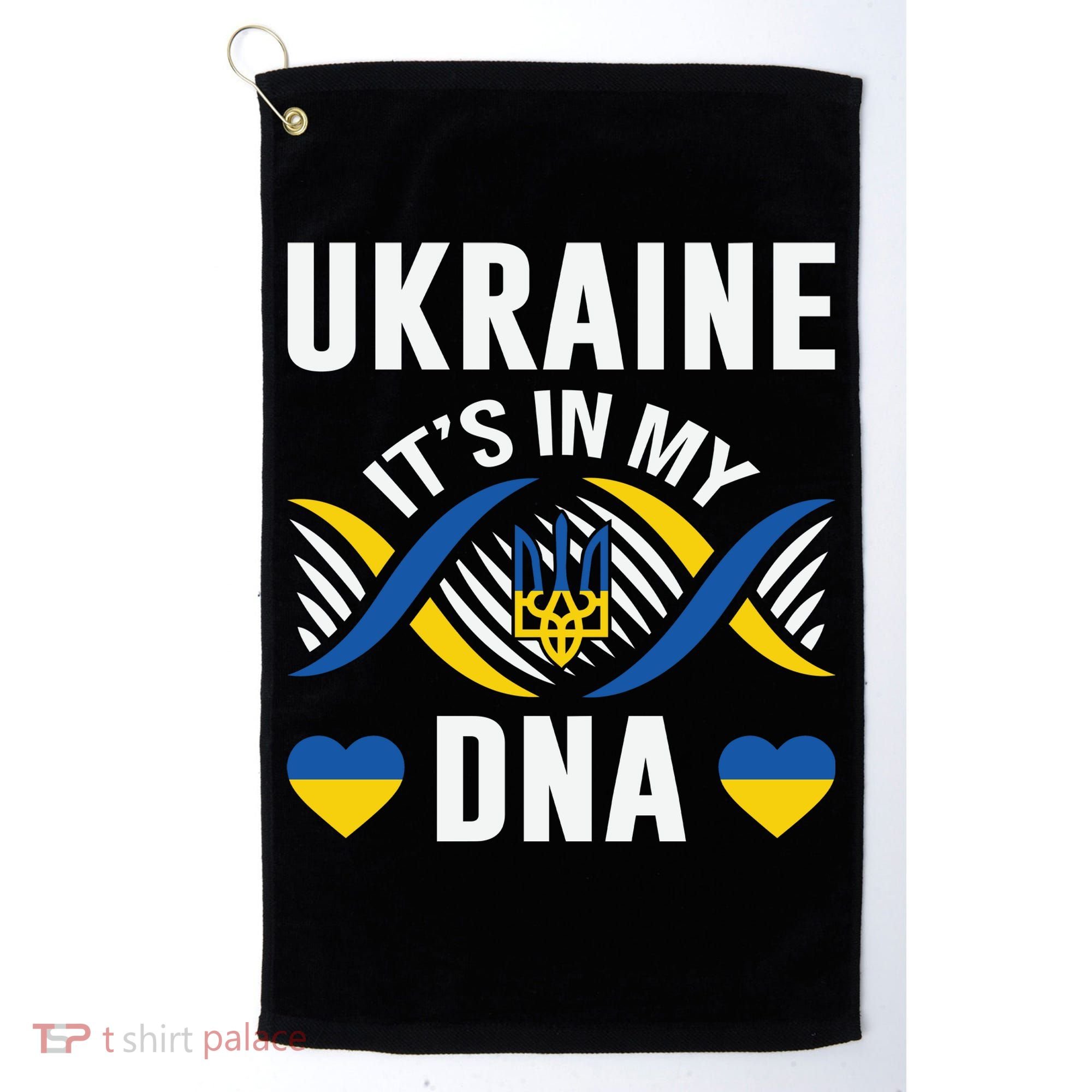 Ukraine Its In My DNA National Symbol Golf Towel