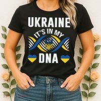 Ukraine Its In My DNA National Symbol Women's T-Shirt thumb 2