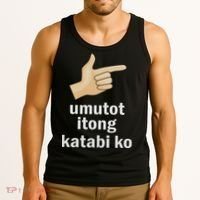 Umutot Itong Katabi Ko Funny Filipino Pinoy Philippines Tank Top thumb 3