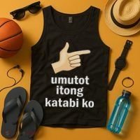Umutot Itong Katabi Ko Funny Filipino Pinoy Philippines Tank Top thumb 4