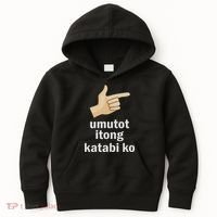 Umutot Itong Katabi Ko Funny Filipino Pinoy Philippines Kids Hoodie thumb 0