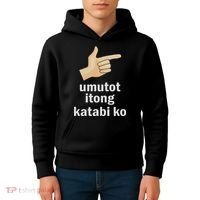 Umutot Itong Katabi Ko Funny Filipino Pinoy Philippines Kids Hoodie thumb 4