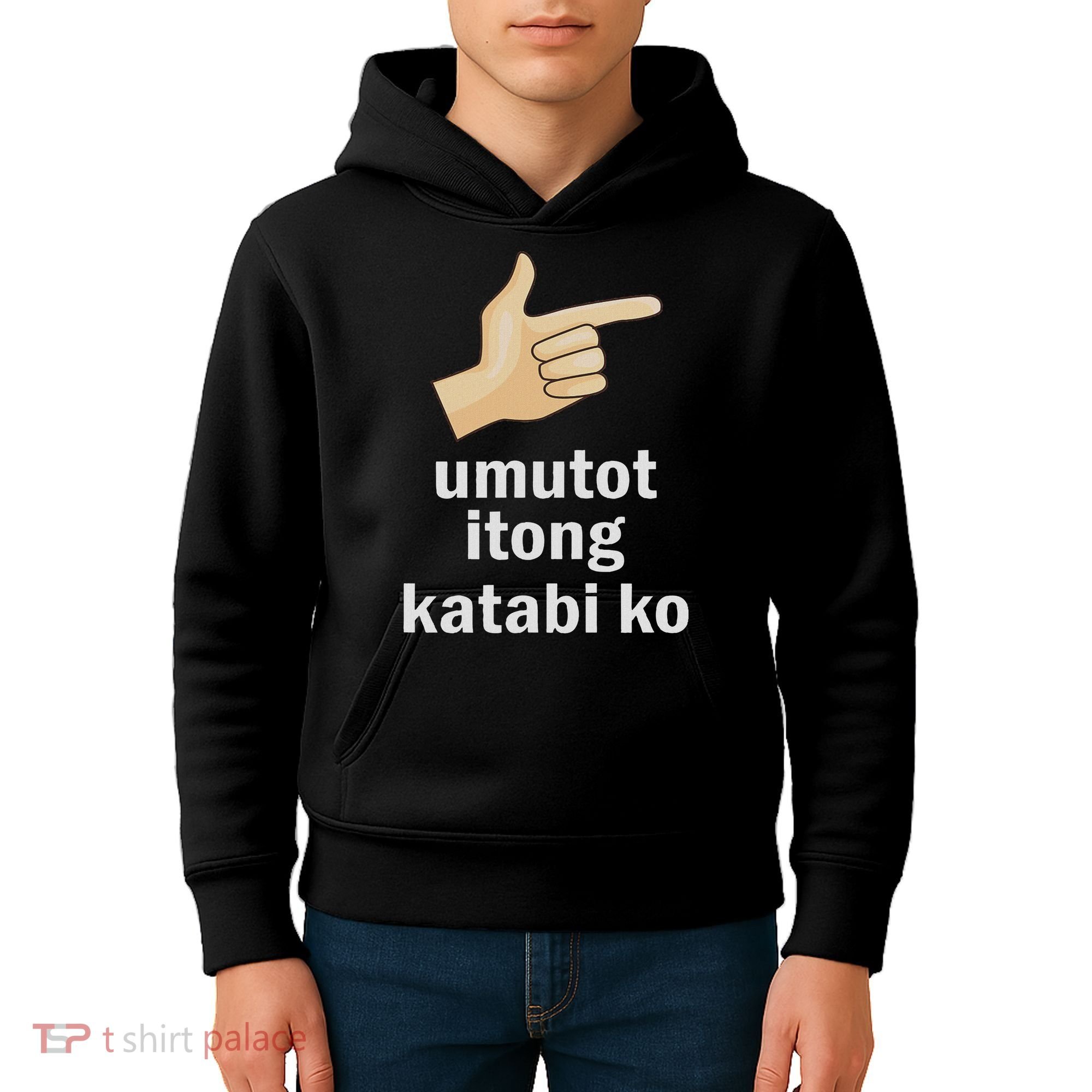Umutot Itong Katabi Ko Funny Filipino Pinoy Philippines Kids Hoodie