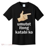 Umutot Itong Katabi Ko Funny Filipino Pinoy Philippines Kids T-Shirt thumb 0