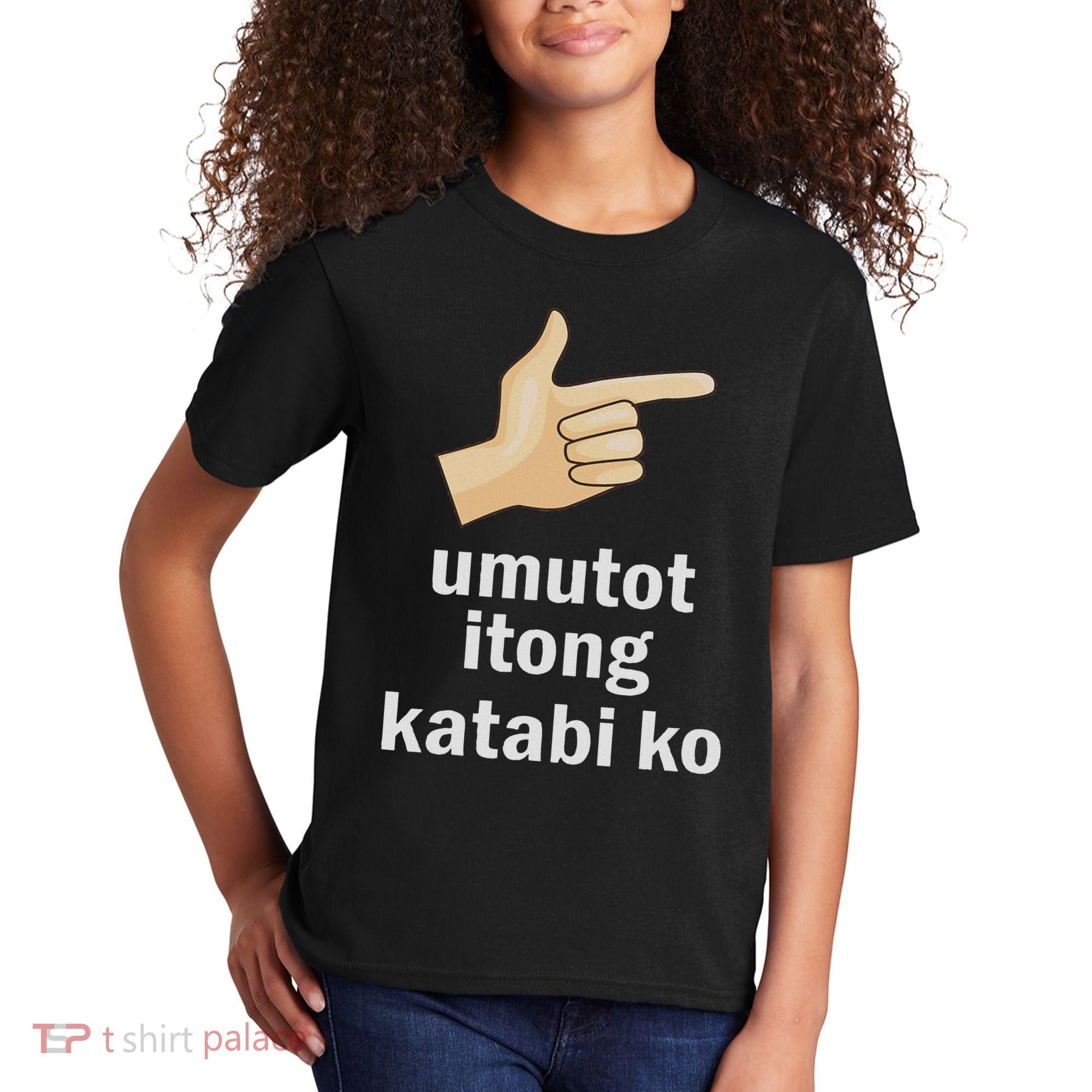 Umutot Itong Katabi Ko Funny Filipino Pinoy Philippines Kids T-Shirt