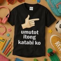 Umutot Itong Katabi Ko Funny Filipino Pinoy Philippines Kids T-Shirt thumb 3