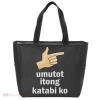 Umutot Itong Katabi Ko Funny Filipino Pinoy Philippines Tote Bag thumb 0