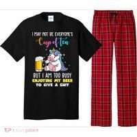 Unicorn I May Not Be Everyones Cup Of Tea Great Gift Pajama Set thumb 0