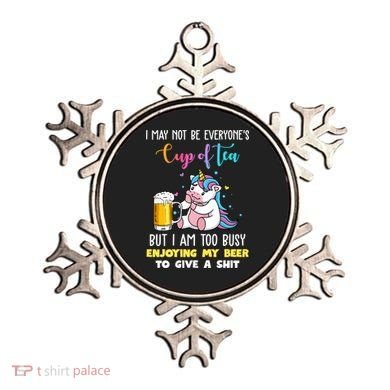 Unicorn I May Not Be Everyones Cup Of Tea Great Gift Ornament