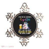 Unicorn I May Not Be Everyones Cup Of Tea Great Gift Ornament thumb 0
