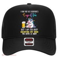 Unicorn I May Not Be Everyones Cup Of Tea Great Gift Hat thumb 0