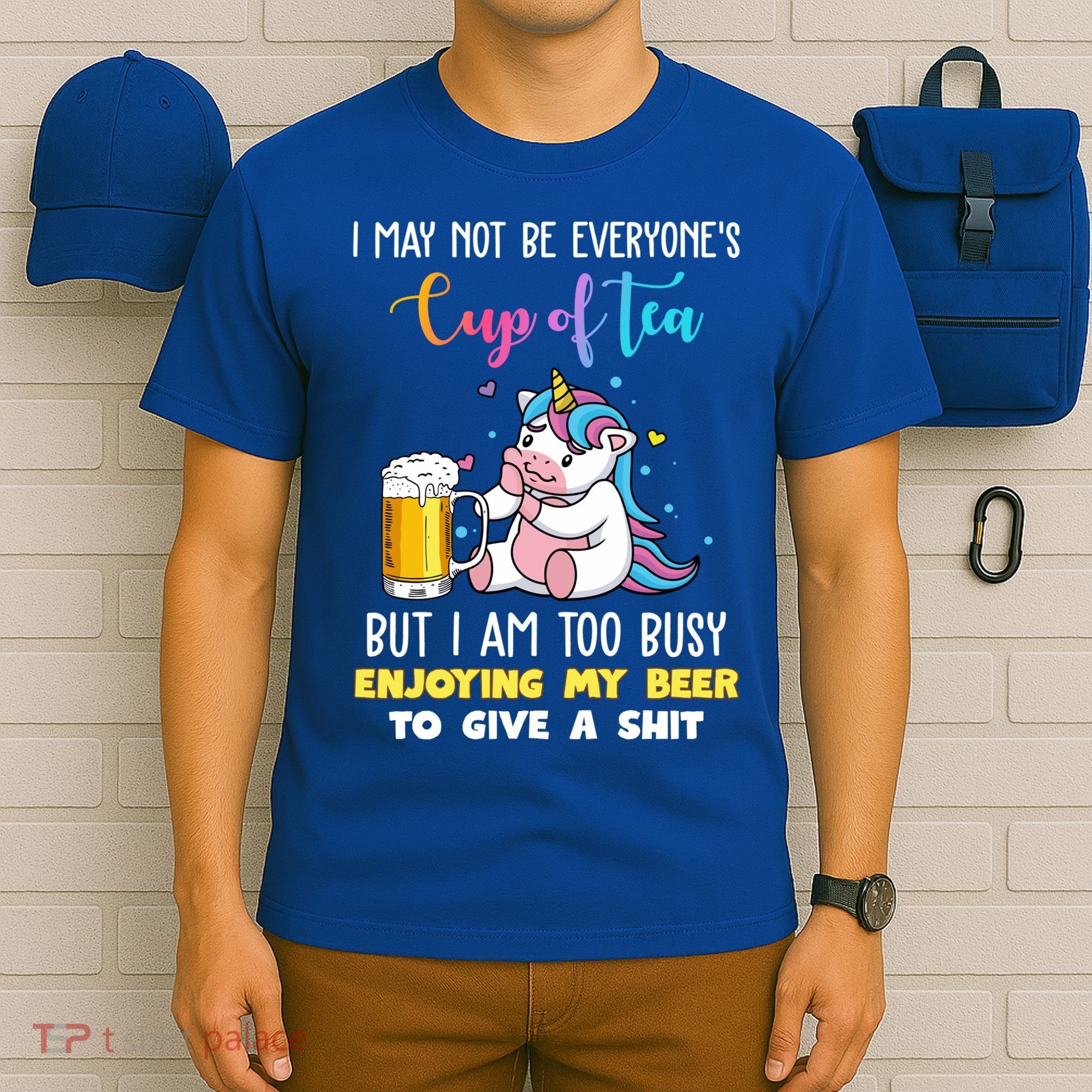 Unicorn I May Not Be Everyones Cup Of Tea Great Gift T-Shirt