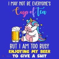 Unicorn I May Not Be Everyones Cup Of Tea Great Gift Visor thumb 3