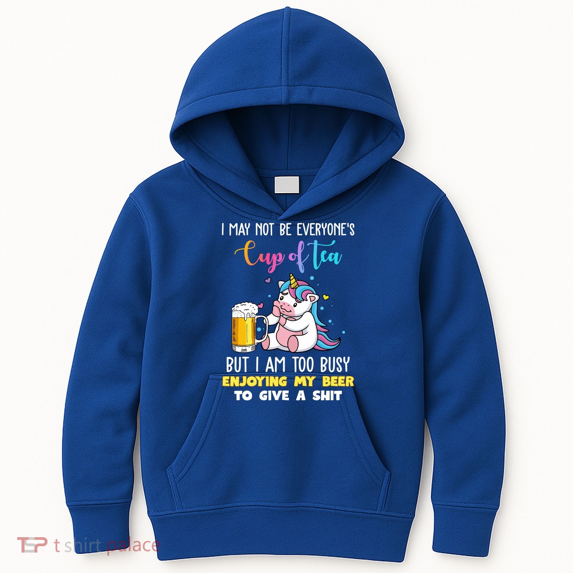 Unicorn I May Not Be Everyones Cup Of Tea Great Gift Kids Hoodie