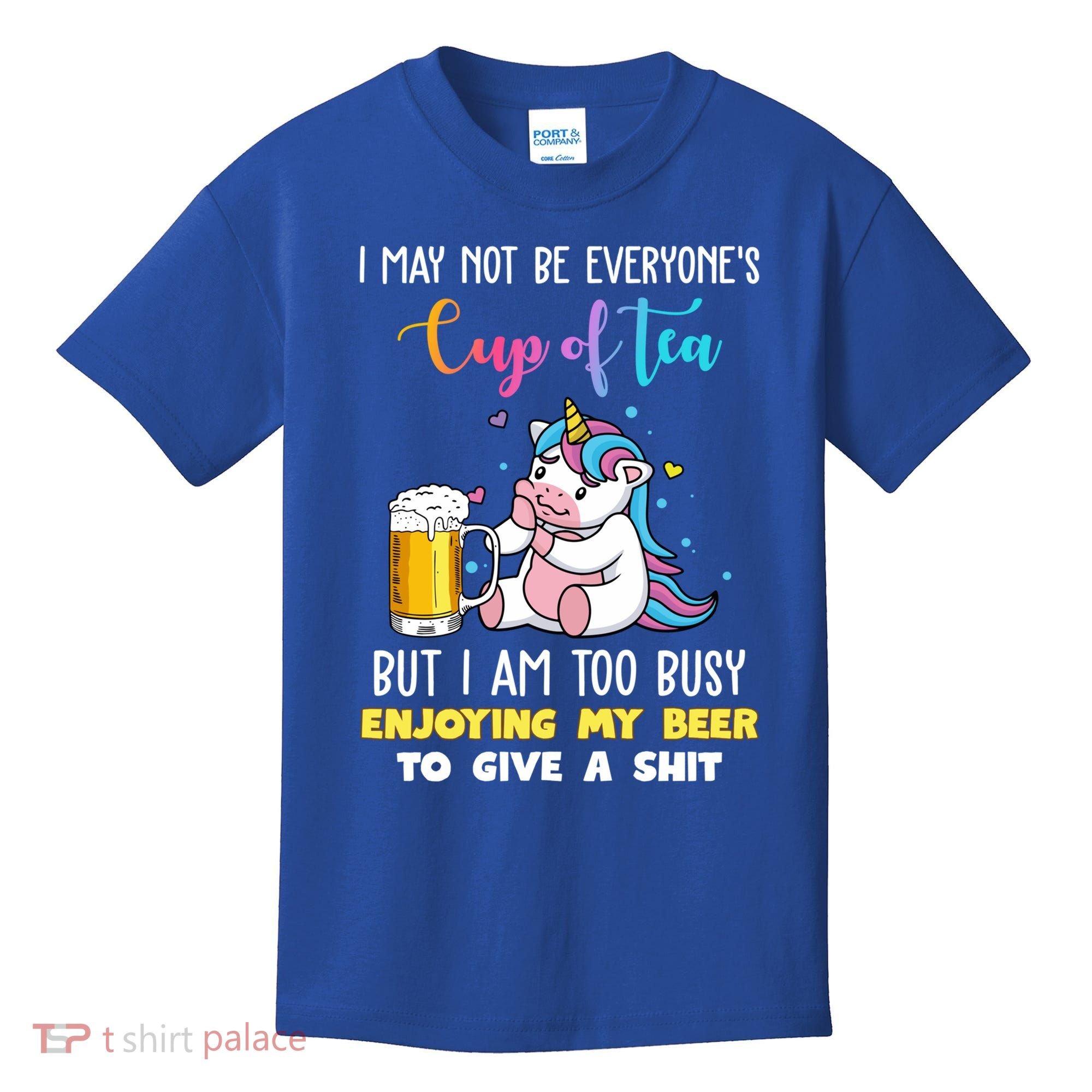 Unicorn I May Not Be Everyones Cup Of Tea Great Gift Kids T-Shirt