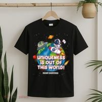 Uniqueness Is Out Of This World Autism Awareness Space T-Shirt thumb 2