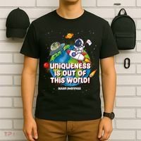 Uniqueness Is Out Of This World Autism Awareness Space T-Shirt thumb 6
