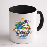 Uniqueness Is Out Of This World Autism Awareness Space Coffee Mug thumb 1