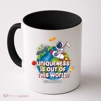 Uniqueness Is Out Of This World Autism Awareness Space Coffee Mug thumb 0