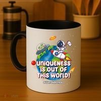 Uniqueness Is Out Of This World Autism Awareness Space Coffee Mug thumb 4