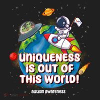 Uniqueness Is Out Of This World Autism Awareness Space Beanie thumb 2