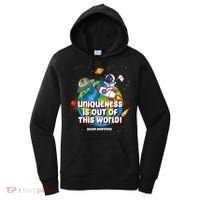 Uniqueness Is Out Of This World Autism Awareness Space Women's Hoodie thumb 0