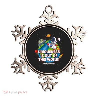 Uniqueness Is Out Of This World Autism Awareness Space Ornament
