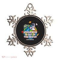 Uniqueness Is Out Of This World Autism Awareness Space Ornament thumb 0
