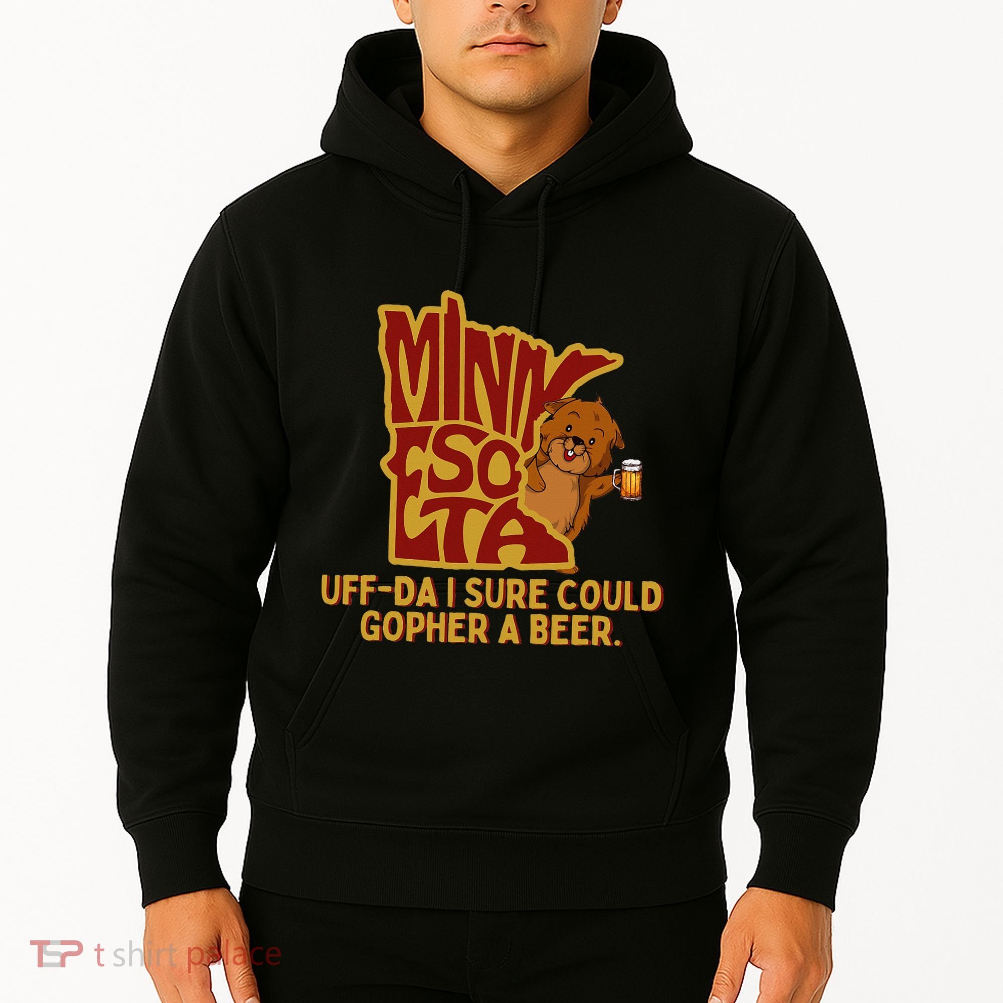 Uffda I Sure Could Gopher A Beer Mn Gopher Hoodie