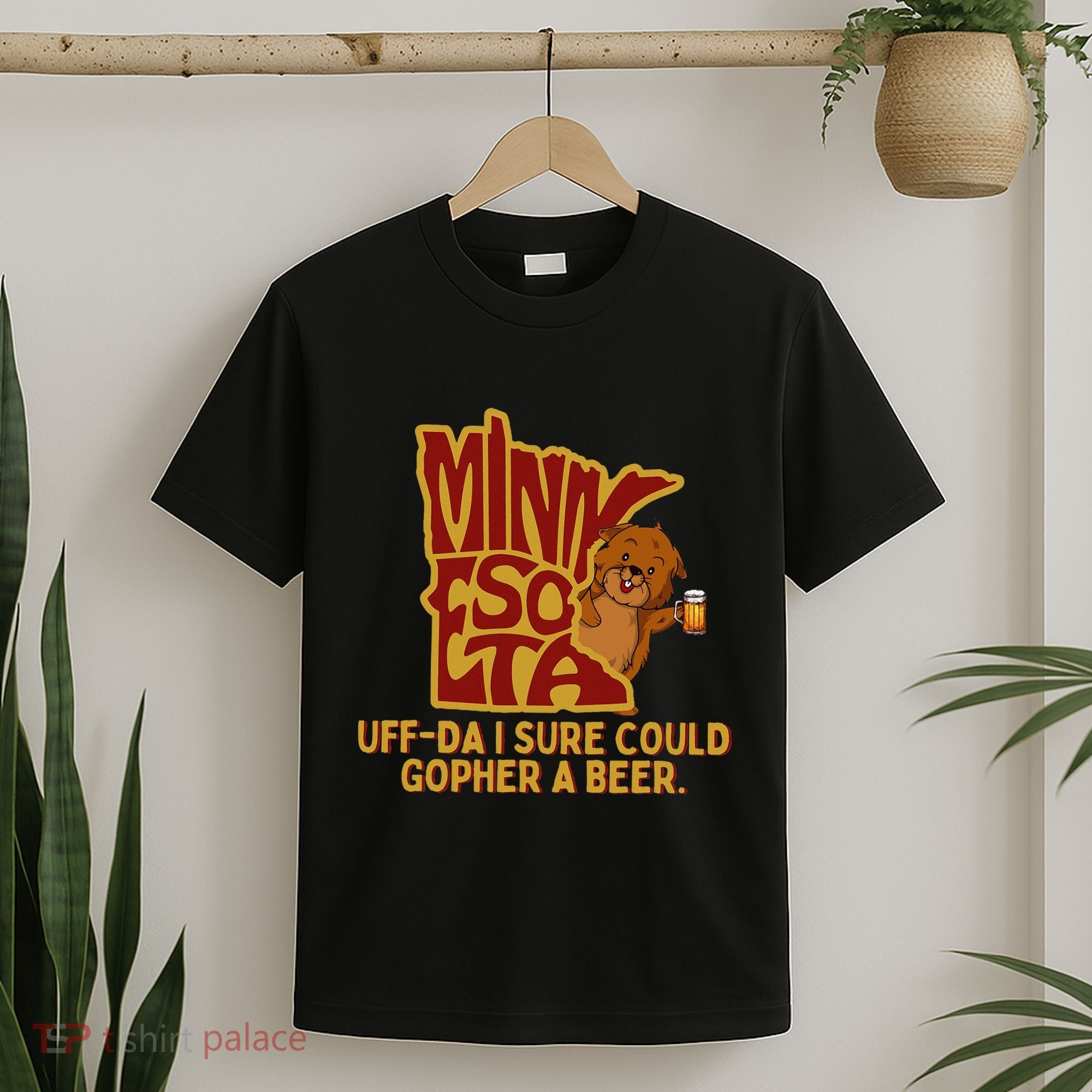 Uffda I Sure Could Gopher A Beer Mn Gopher T-Shirt