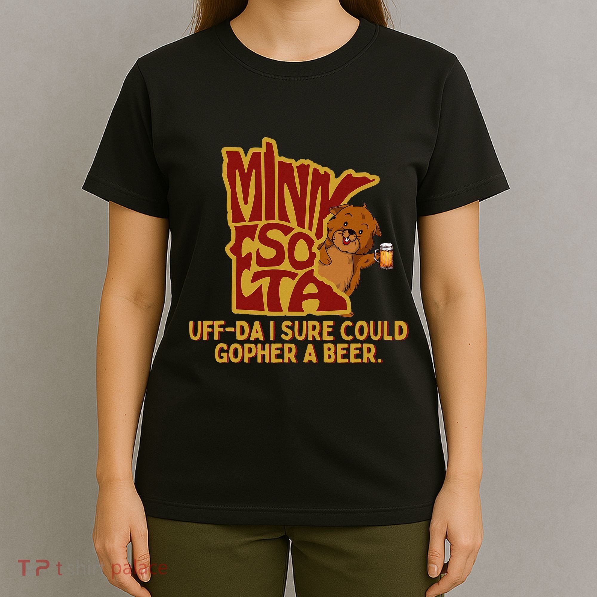 Uffda I Sure Could Gopher A Beer Mn Gopher T-Shirt