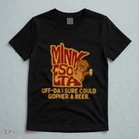 Uffda I Sure Could Gopher A Beer Mn Gopher T-Shirt thumb 5