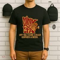 Uffda I Sure Could Gopher A Beer Mn Gopher T-Shirt thumb 6
