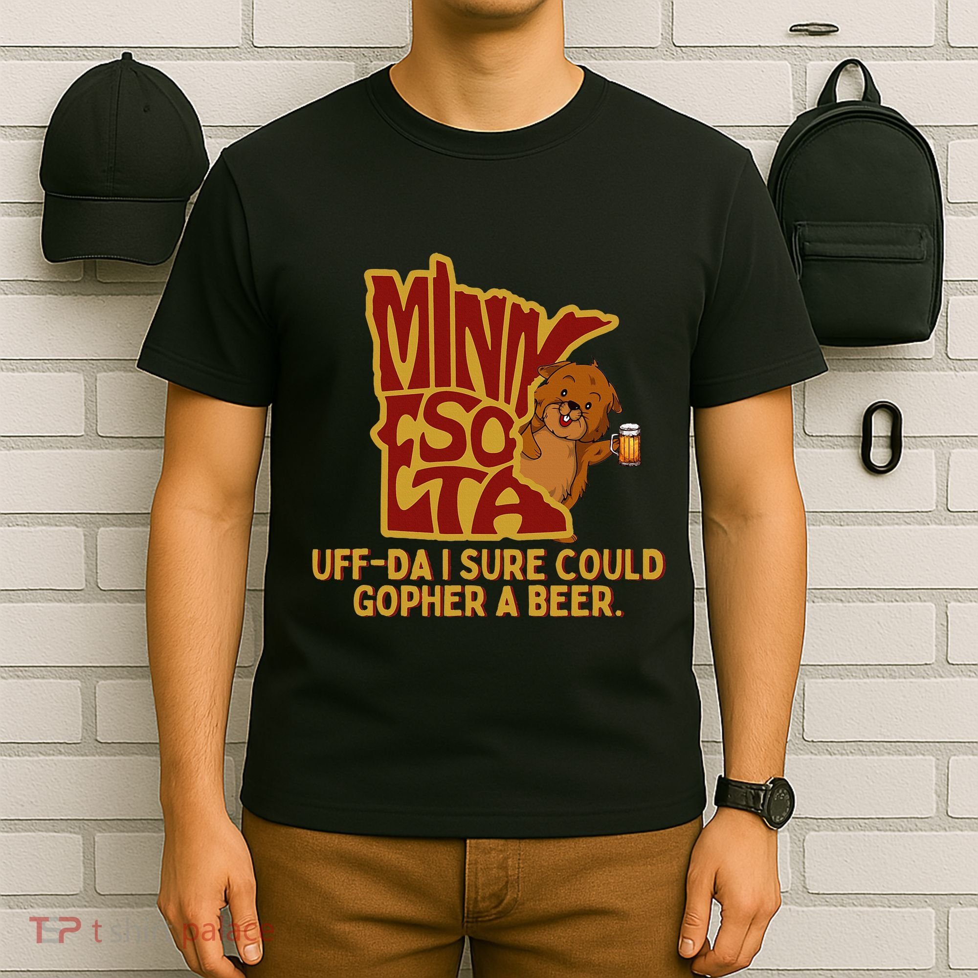 Uffda I Sure Could Gopher A Beer Mn Gopher T-Shirt