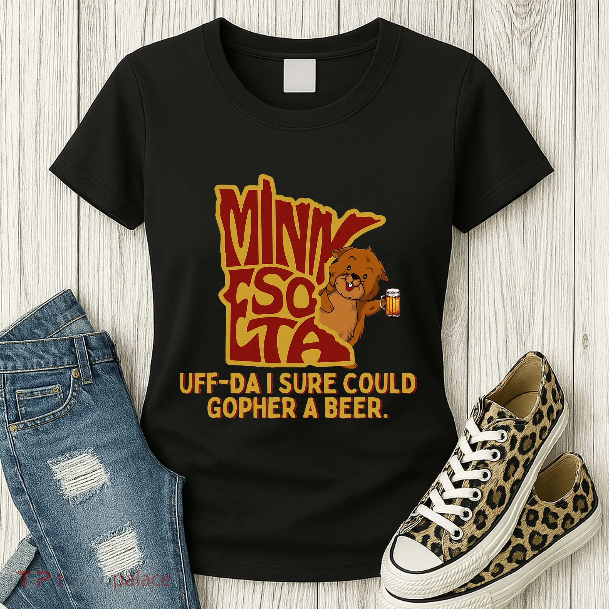 Uffda I Sure Could Gopher A Beer Mn Gopher Women's T-Shirt