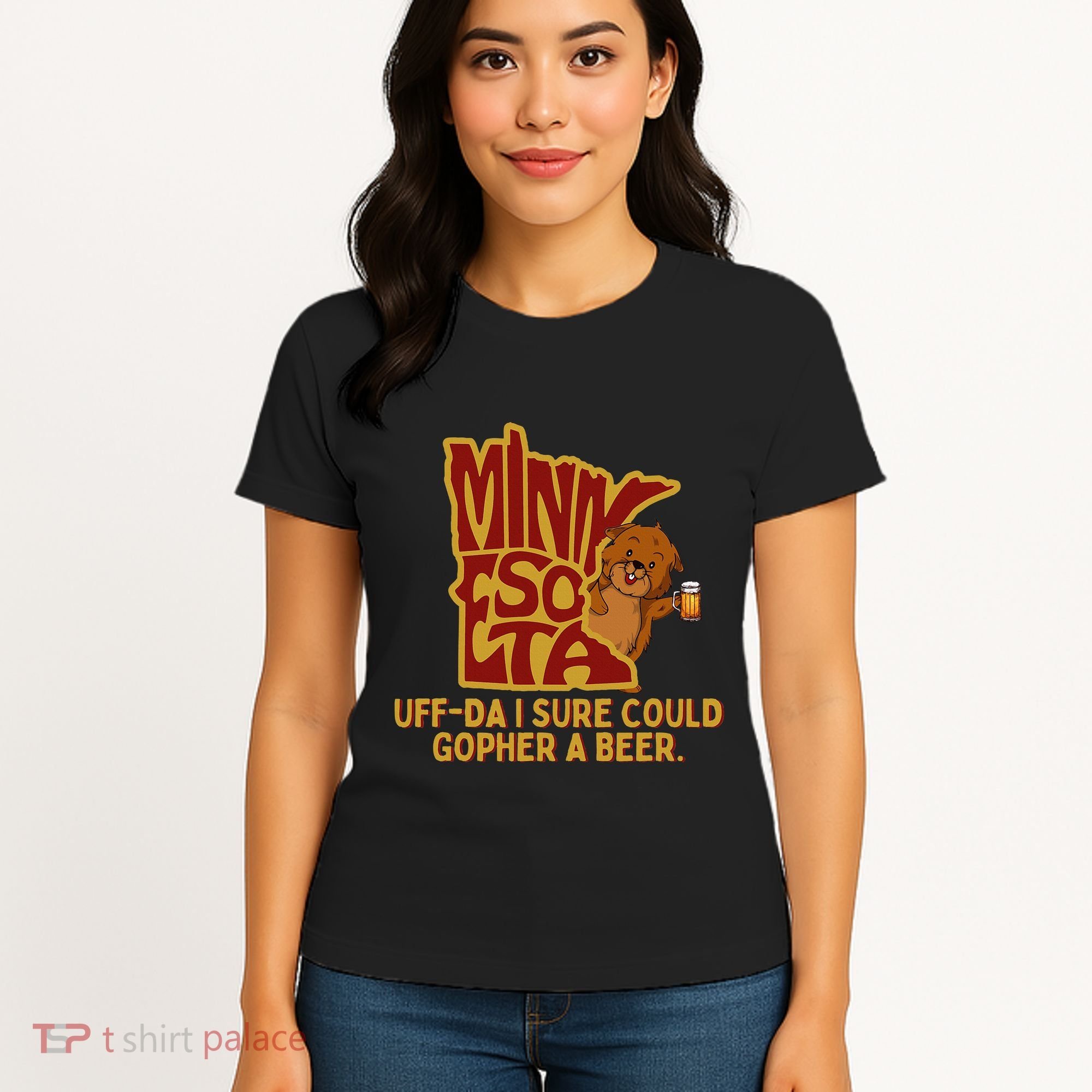 Uffda I Sure Could Gopher A Beer Mn Gopher Women's T-Shirt