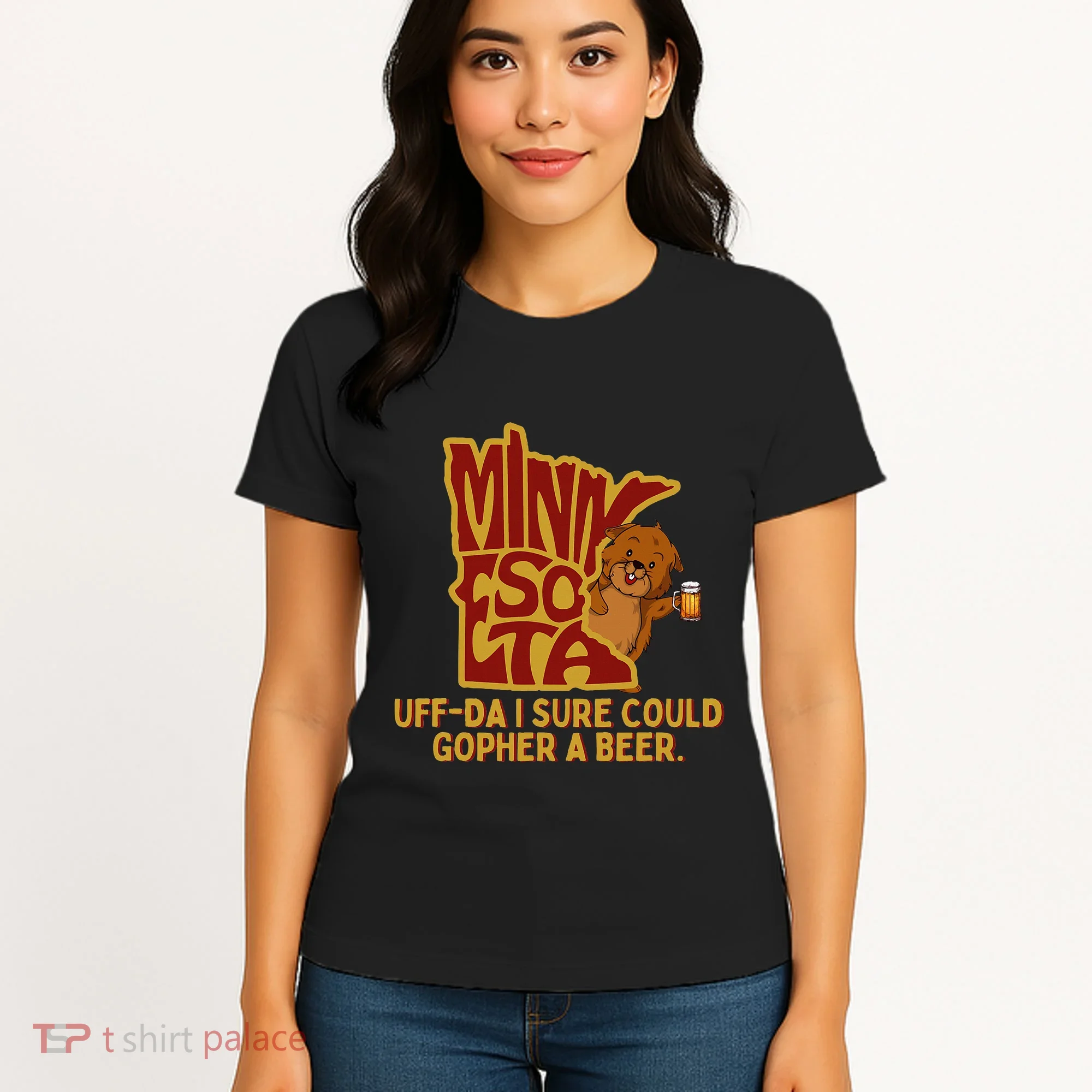 Uffda I Sure Could Gopher A Beer Mn Gopher Women's T-Shirt