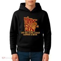 Uffda I Sure Could Gopher A Beer Mn Gopher Kids Hoodie thumb 4