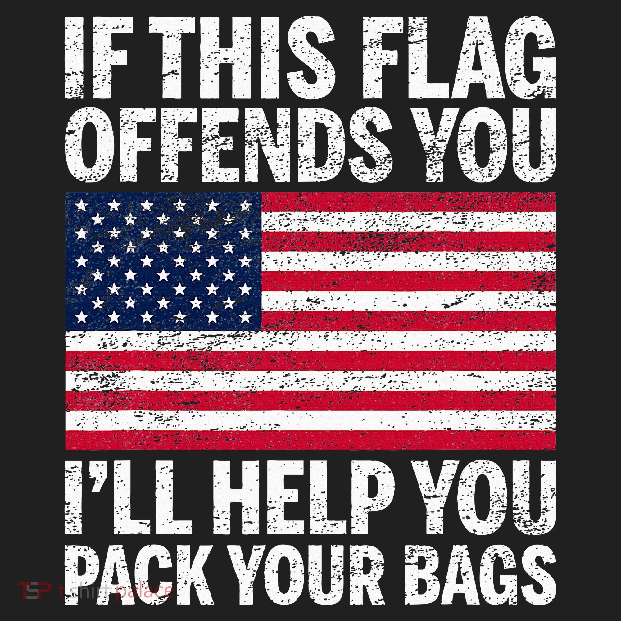 Usa If This Flag Offends You ILl Help You Pack Your Bags Beanie