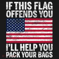 Usa If This Flag Offends You ILl Help You Pack Your Bags Polo thumb 3